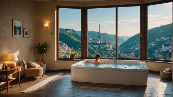 Chambre avec jacuzzi privatif: escapade romantique en france